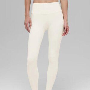 ALO Yoga 7/8 High-Waist Airbrush Ivory Legging Size S
